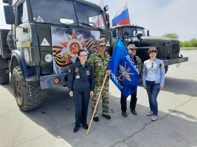 9 мая в г. Балаково Саратовской области состоялся автопробег, посвященный Дню Победы